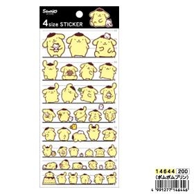 4サイズシール ポムポムプリン ロフト