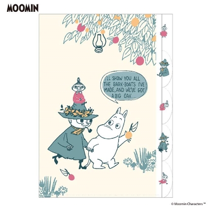5インデックスファイル ダイカット ムーミン ウッド ロフト