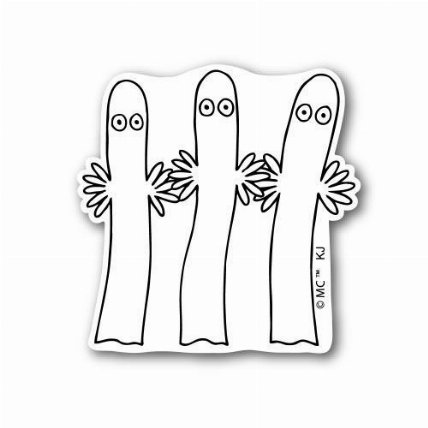 ミニデコステッカー ニョロニョロ ロフト