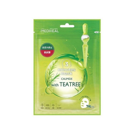 3ミニッツ シートマスク カーマイド With ティーツリー 7枚入 ロフト