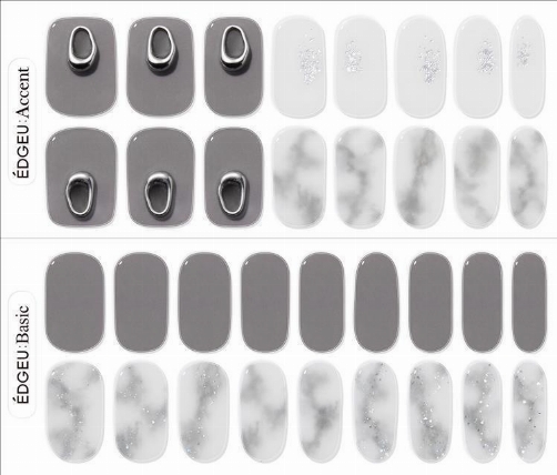 ジェルネイルシール Enp805 サテングレー ロフト