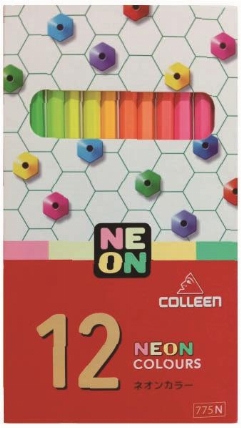 蛍光色鉛筆 紙箱入り 11色 コーリン鉛筆 ロフト